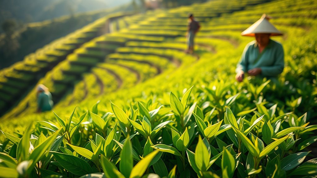 eco friendly chinese tea production