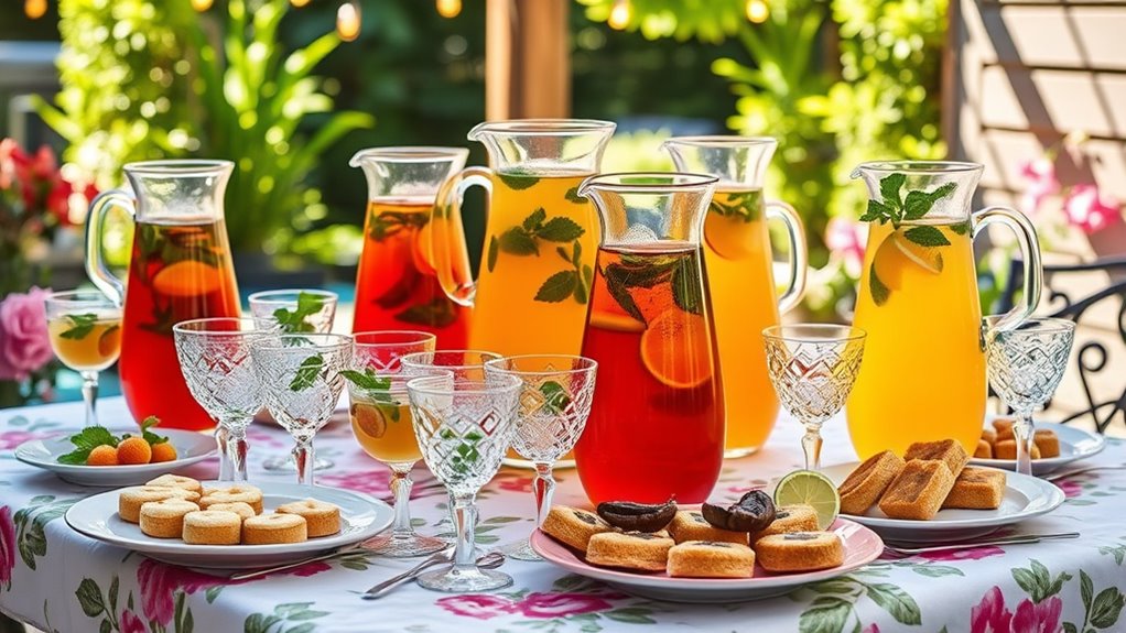 elegant iced tea party ideas