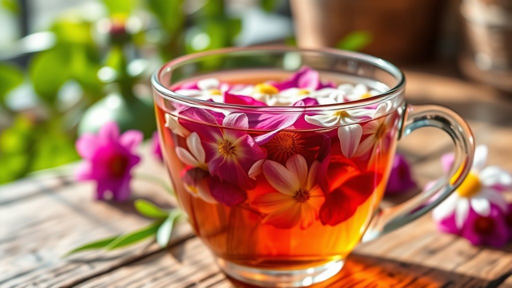 flower tea health benefits