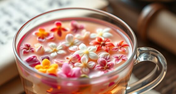 flower tea history origins