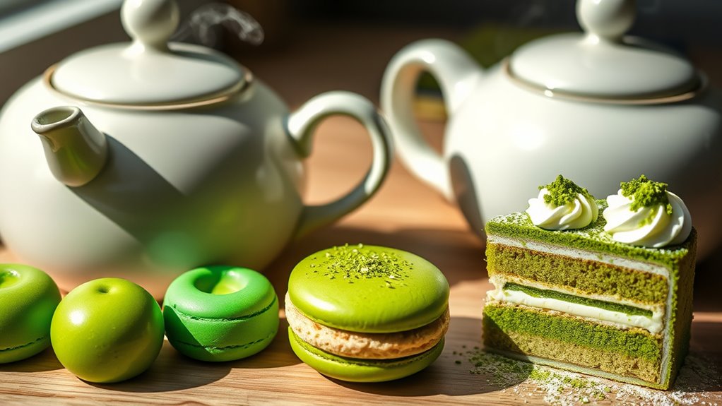green tea food pairings