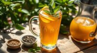 healthy low sugar iced tea