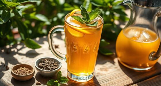healthy low sugar iced tea