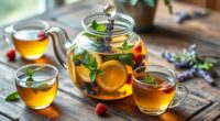healthy low sugar tea blends