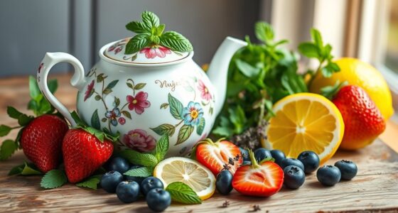 herb and fruit tea pairings