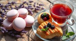 herb infused tea desserts