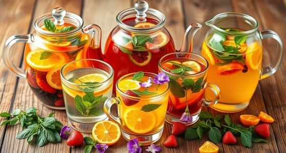 herbal and fruit tea blends