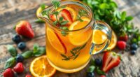 herbal fruit iced tea