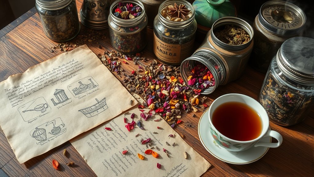 homemade tea blend history