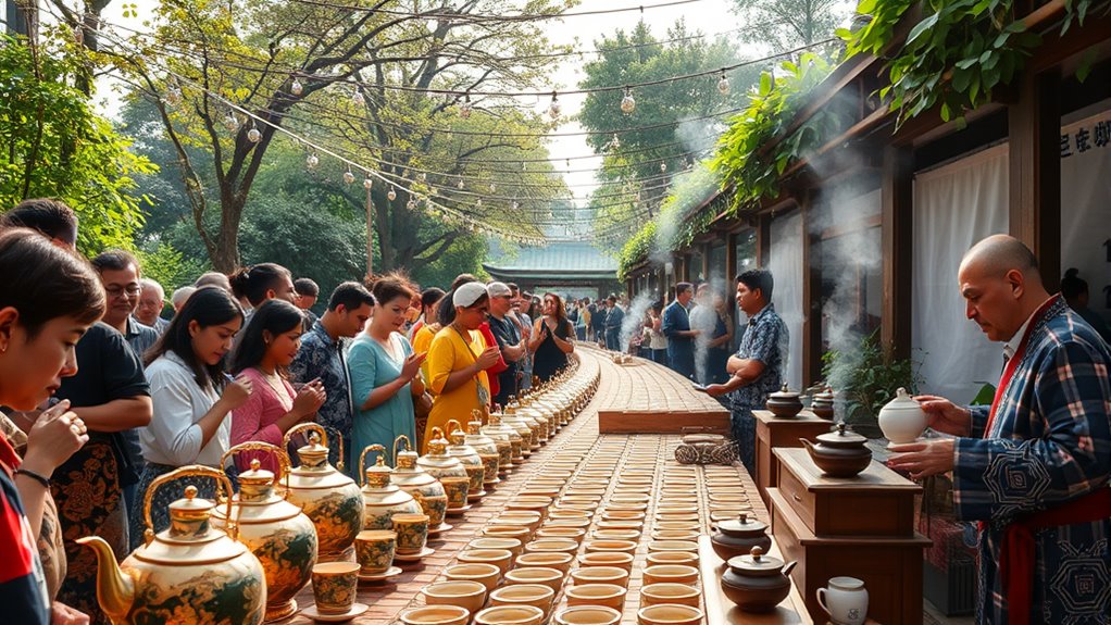 hosting tea celebration activities