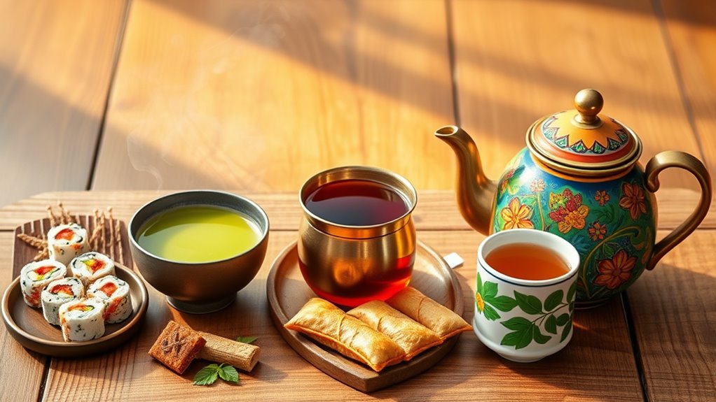 international tea and food pairings