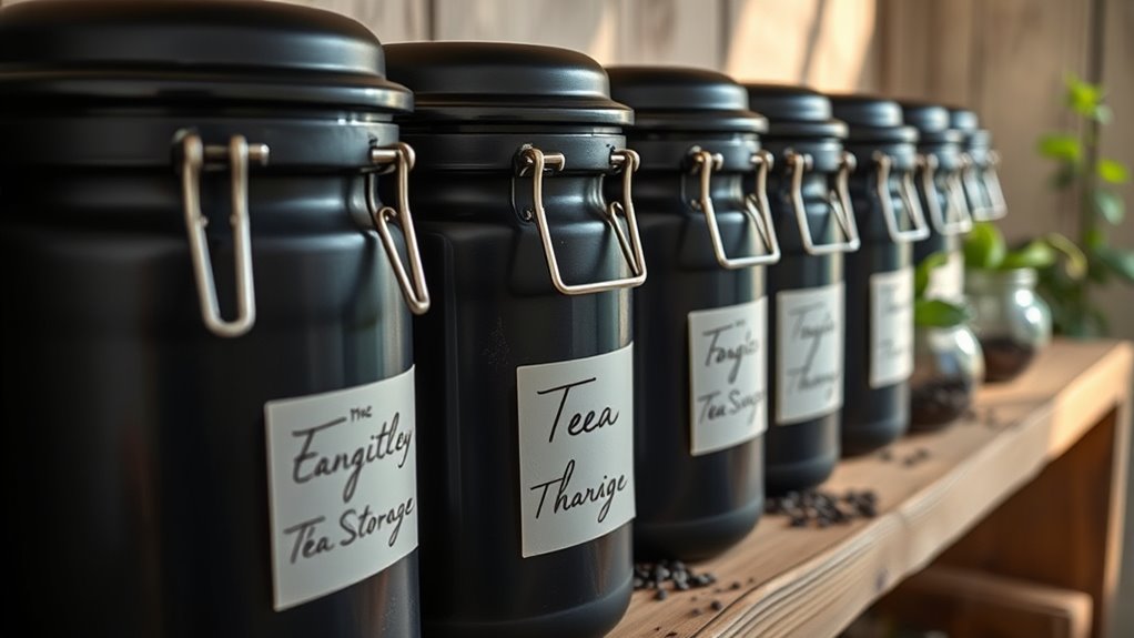 keep containers dry and sealed