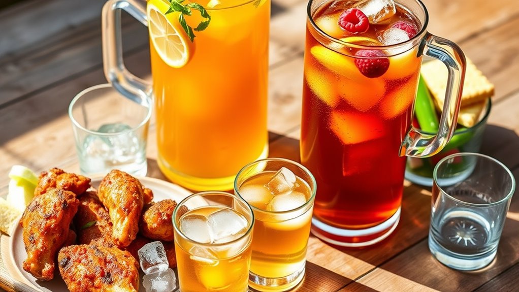 matching iced tea flavors