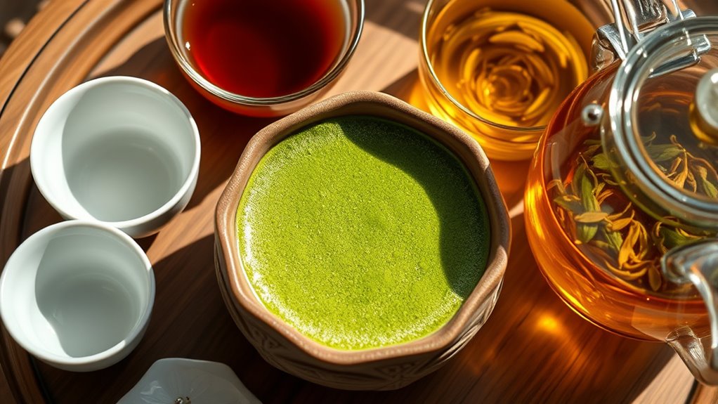 mindful precise tea ritual