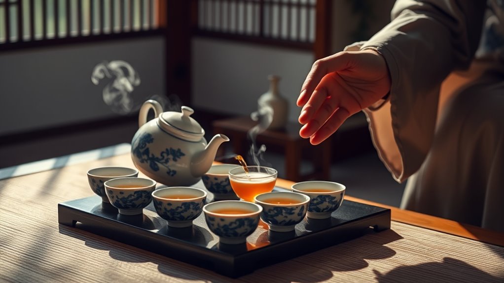 mindful tea serving rituals