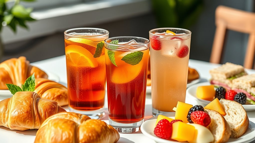 perfectly paired tea infusions