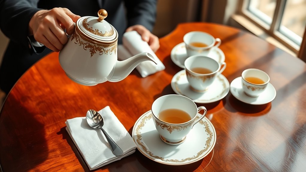 proper tea service etiquette