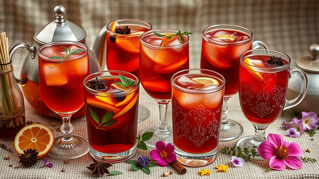 regional tea inspired beverages