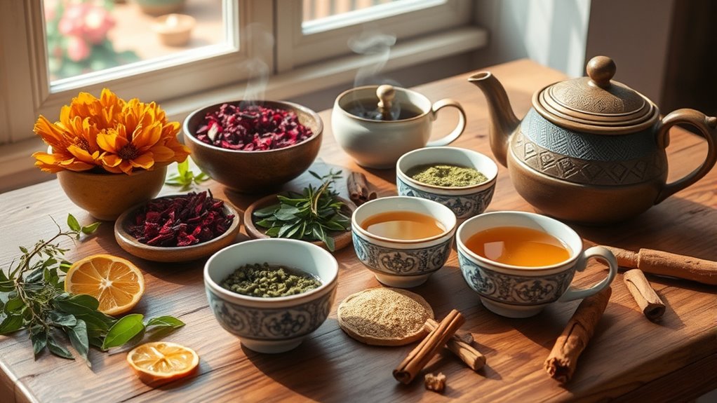 seasonal homemade tea blends