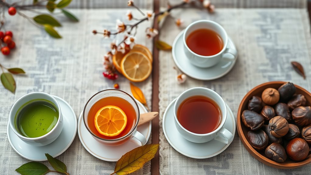 seasonal tea food pairings
