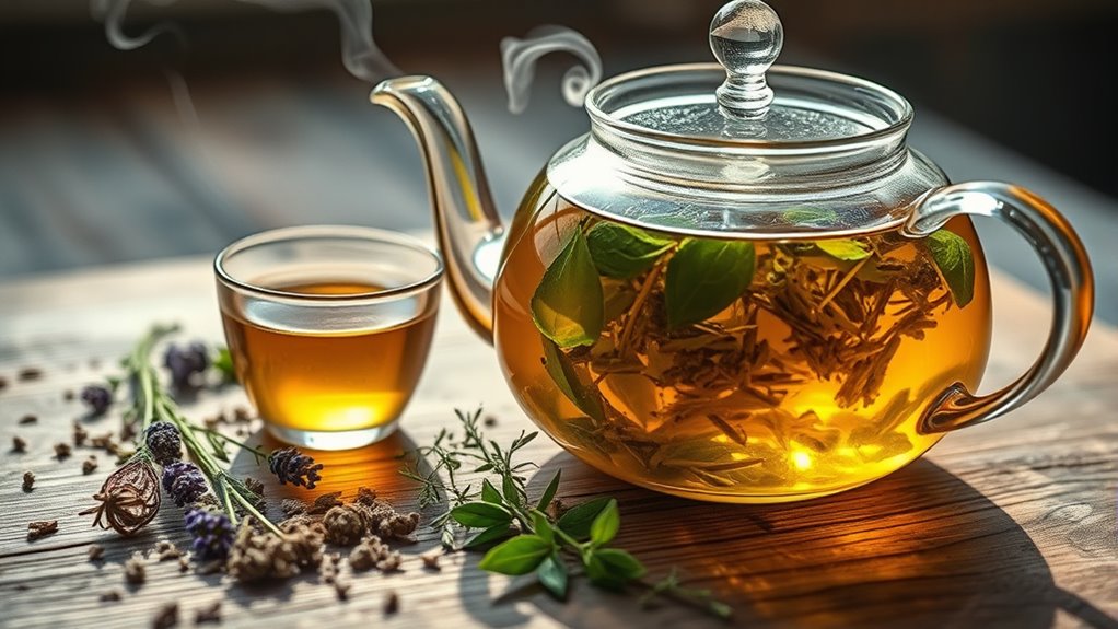 steep herbs properly carefully