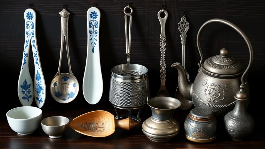 tea accessory development history