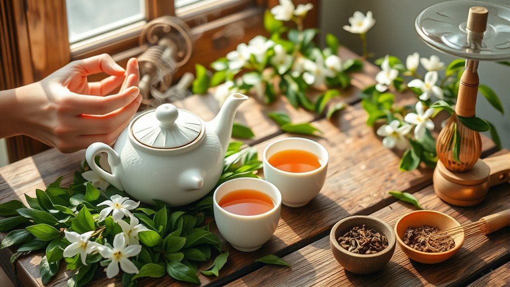 tea as a calming ritual