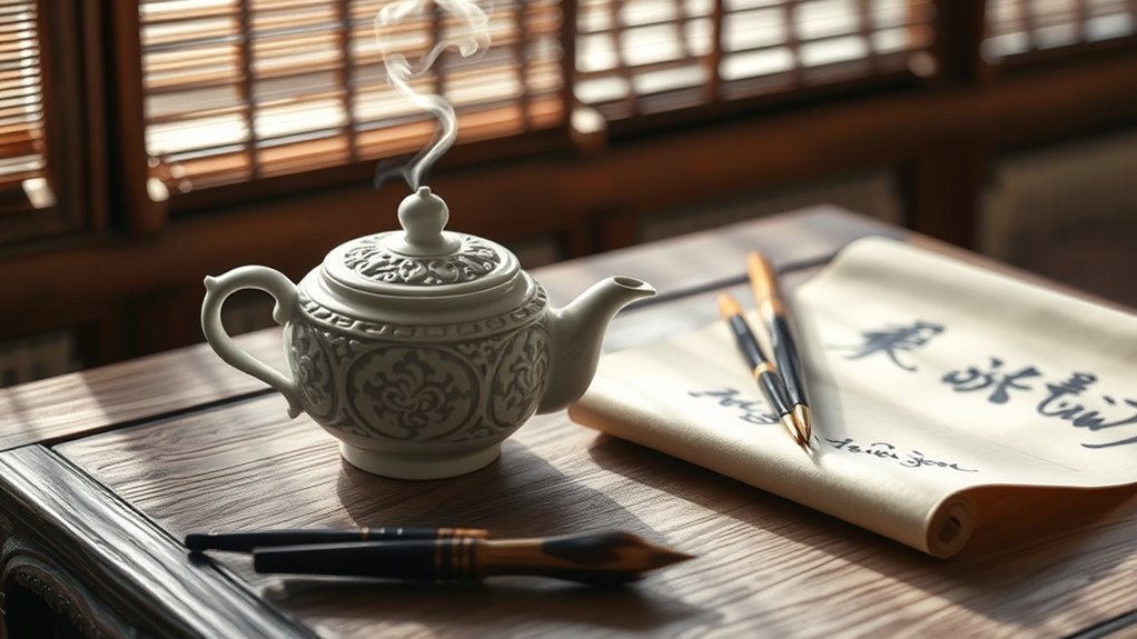 tea as symbol of reflection