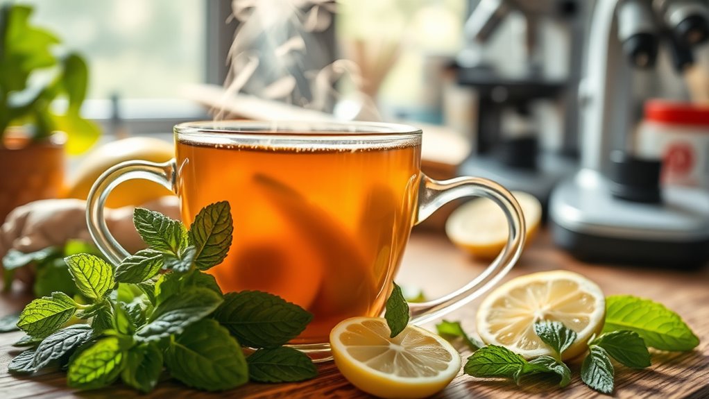 tea boosts gut health
