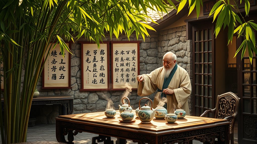tea ceremonies emphasize tradition