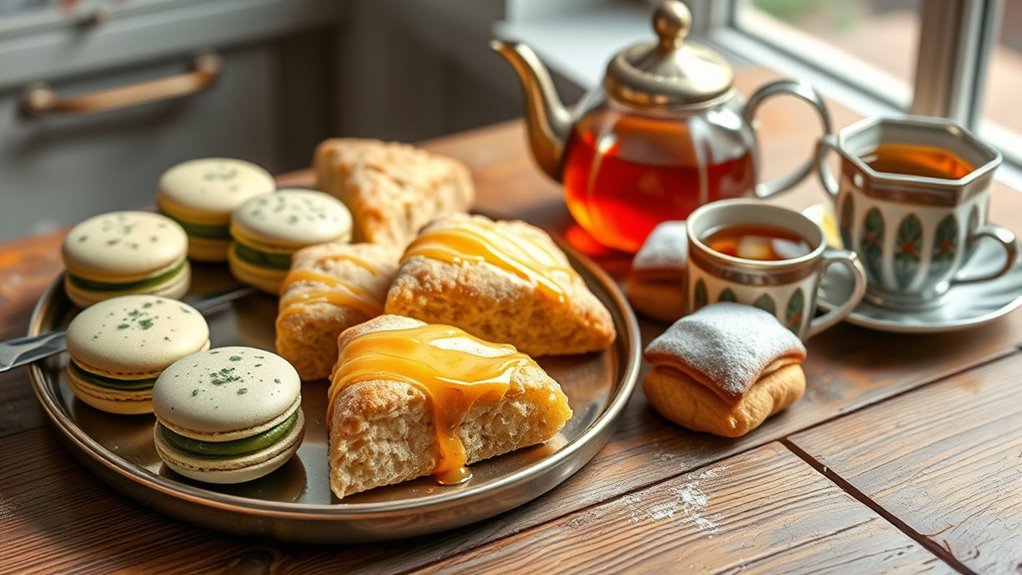 tea dessert and snack pairings