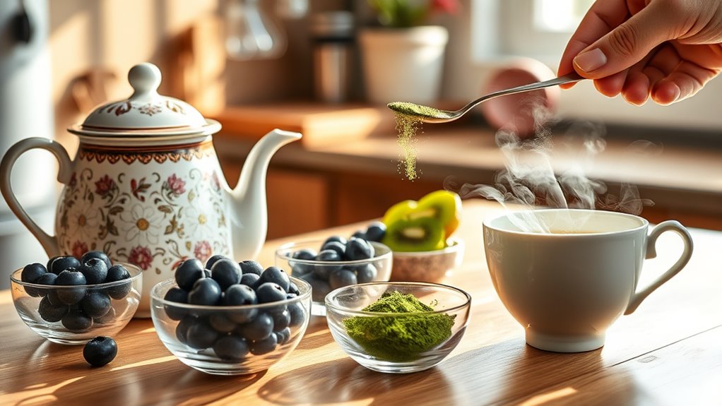 tea drinking for antioxidants