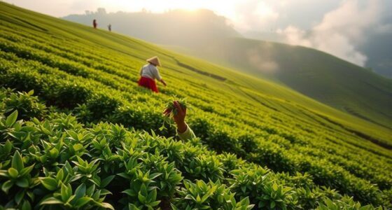 tea harvesting methods evolving