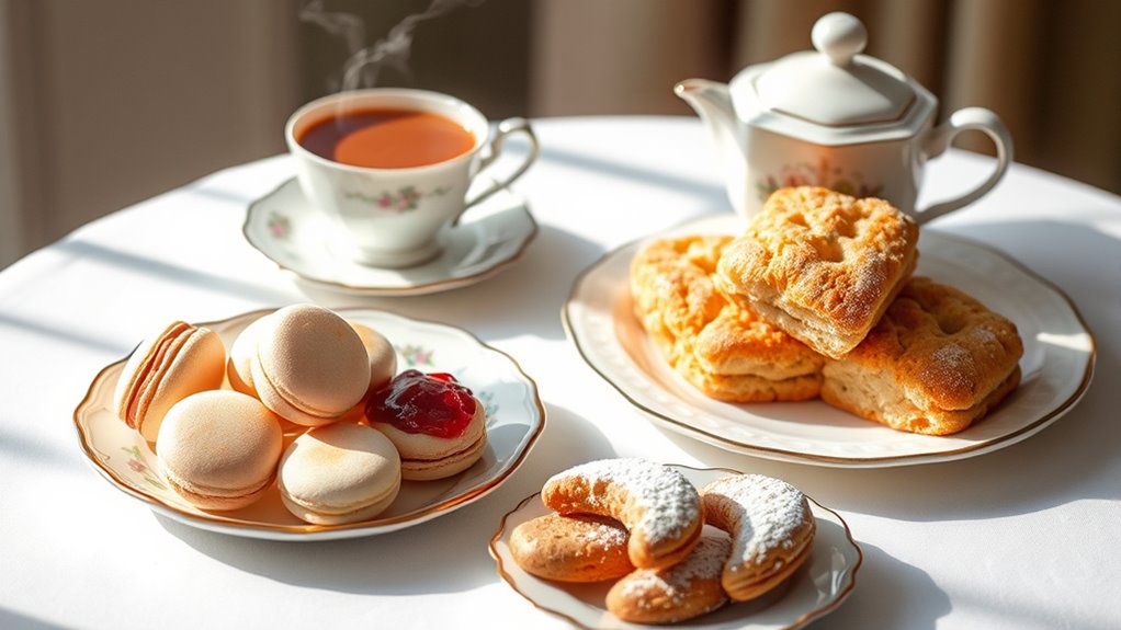 tea infused baked good pairings