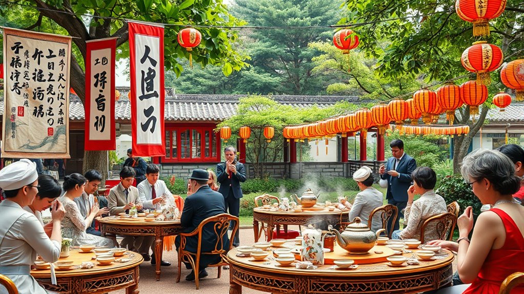 tea inspired art and literature