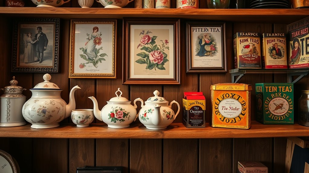 tea merchandise history evolution