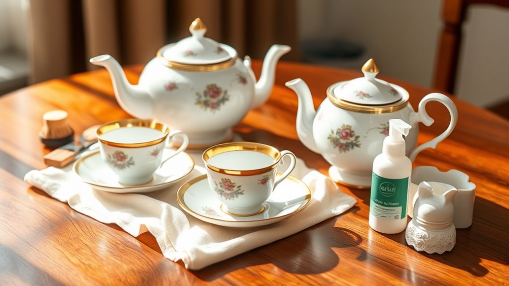 tea set maintenance tips