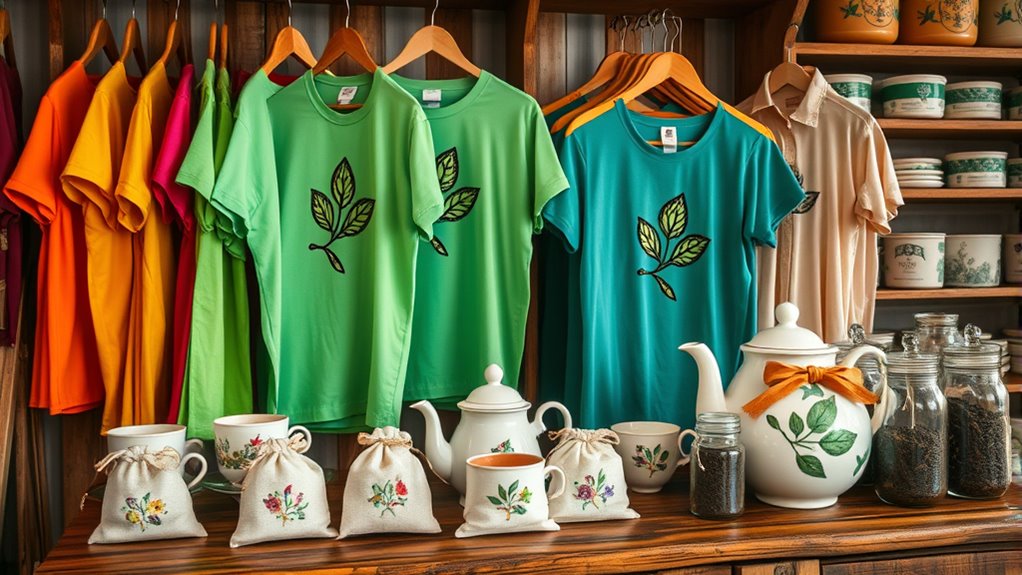 tea themed clothing and products