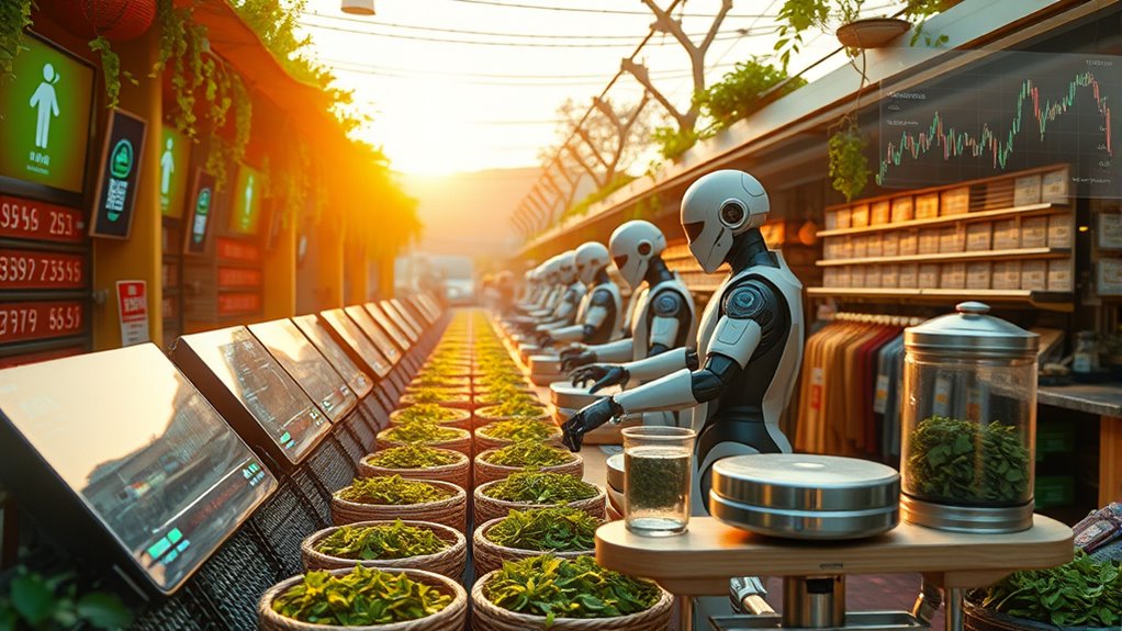 tea trade technological advancements