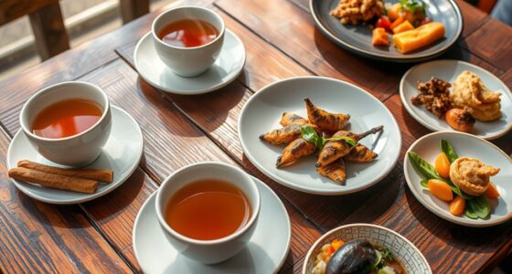 unique tea and food combos