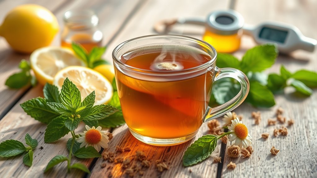 use herbal teas cautiously