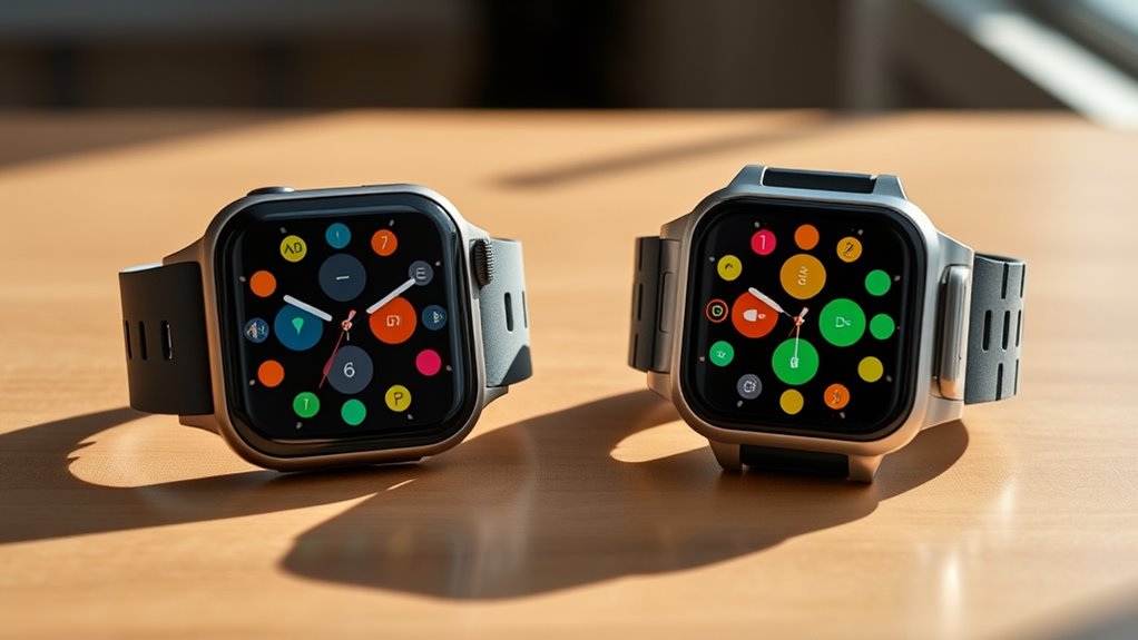 comparison of features and design