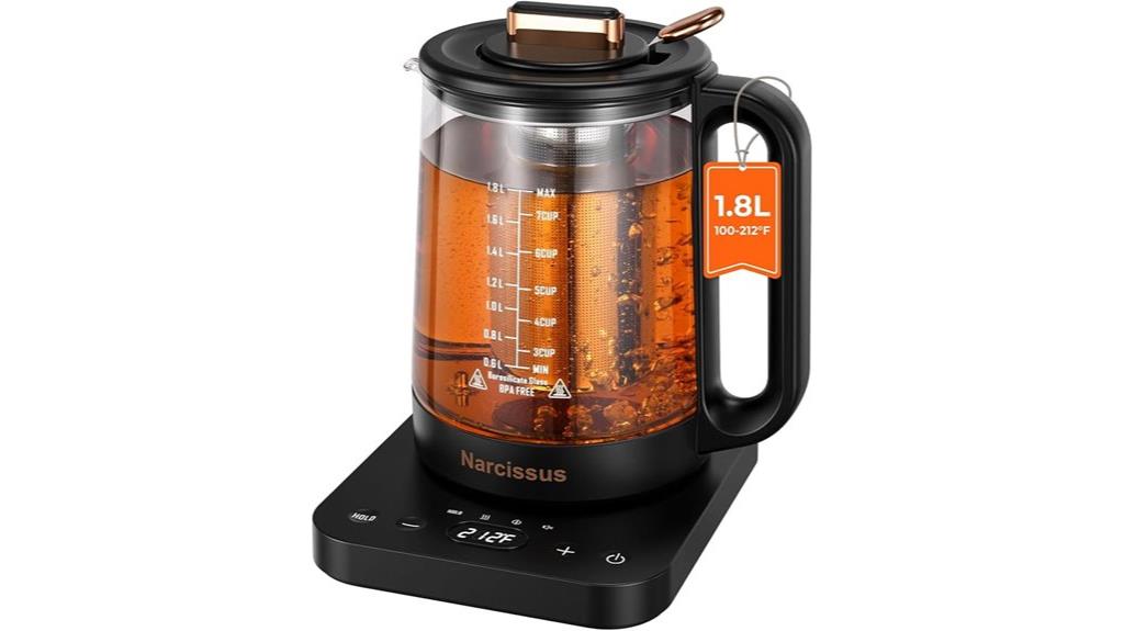 narcissus 1 8l electric kettle