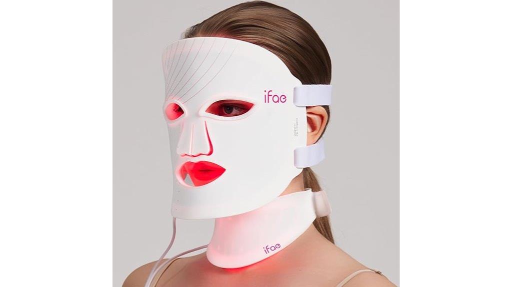 seven color red light mask