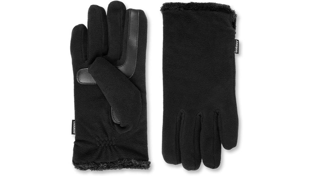 warm fleece touch gloves