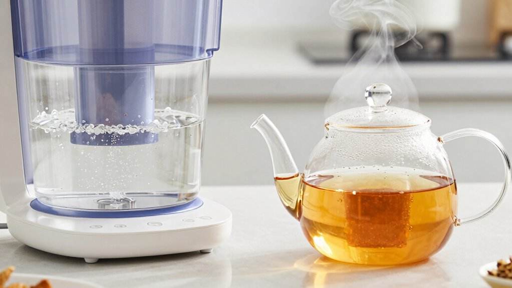 alkaline water enhances tea