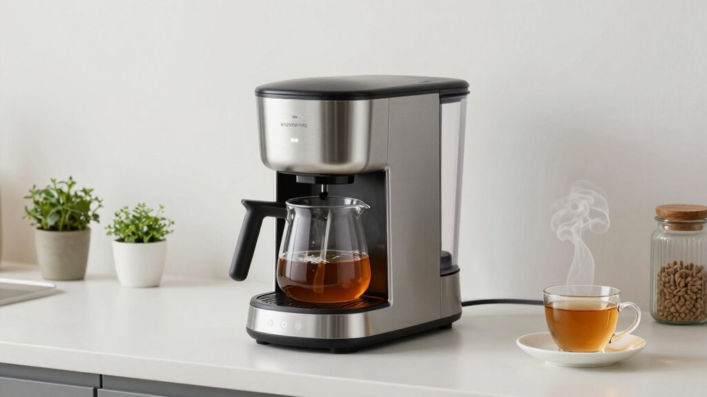 compact space saving tea maker