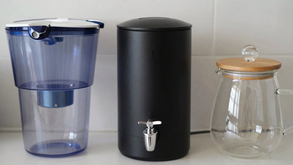 countertop tea filter varieties