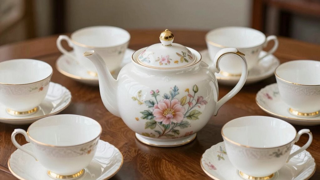 elegant bone china teaware