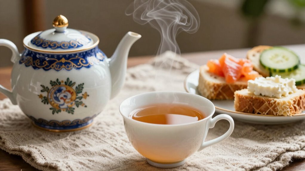 exploring tea and food